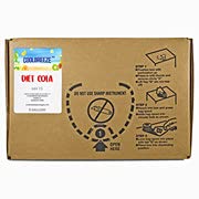 Coolbreeze Beverages 5 Gallon Bag-In-Box Soda Syrups for Soda Fountains, Home Use - Flavor Syrup Concentrate BIB - Diet Cola - 682858372302