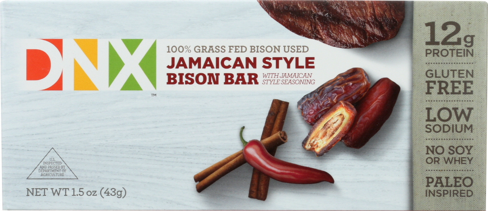 Grass Fed Bison Jamaican Style Bar With Jamaican Style Seasoning, Jamaican Style - 685239665215