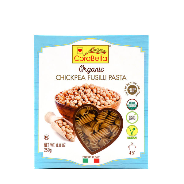 Organic chickpea fusilli pasta - 0685484002018