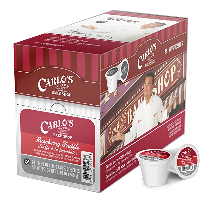 Cake Boss Coffee, Raspberry Truffle, 8.4 oz, 24 Count - 686103453334
