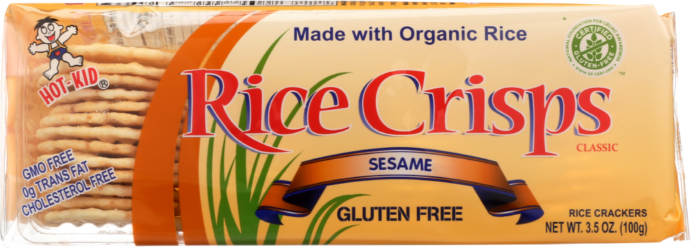 HOT KID: Crispy Rice Sesame, 3.5 oz - 0686352805441