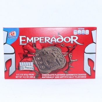 Gamesa Emperador Chocolate Cookies 14.34 Ounce Paper Box - 0686700039368