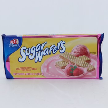 Gamesa sugar wafer strawberry 6.7 /12 - 0686700101263