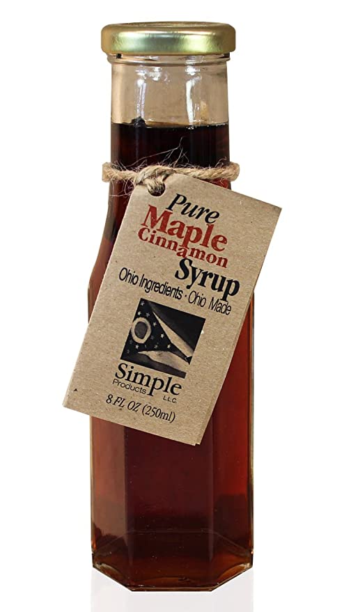 Simple Gourmet Pure Maple Cinnamon Syrup - Breakfast, Desserts, Baking - 687077677832