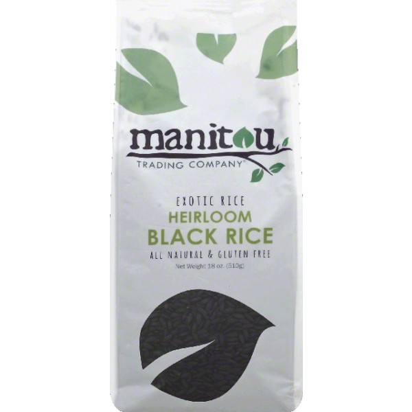 MANITOU: Rice Heirloom Black, 18 oz - 0687080542752