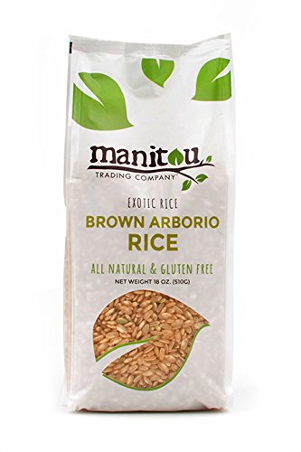 MANITOU: Rice Arborio Brown, 18 oz - 0687080542905