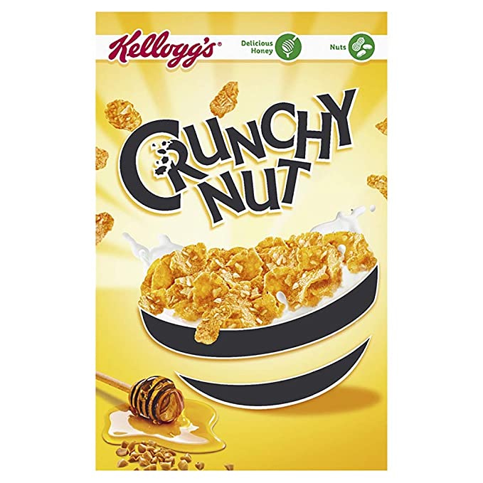 Kellogg's Crunchy Nut Cornflakes 500g (Pack of 3) - 687121494842