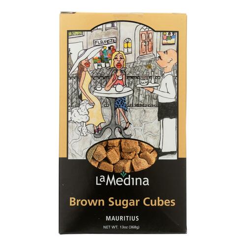 La Medina Sugar Cubes - Brown - Case Of 12 - 13 Oz. - 687250025740