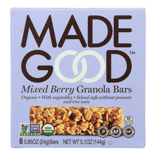 Made Good Granola Bar - Mixed Berry - Case Of 6 - 5 Oz. - 687456213064