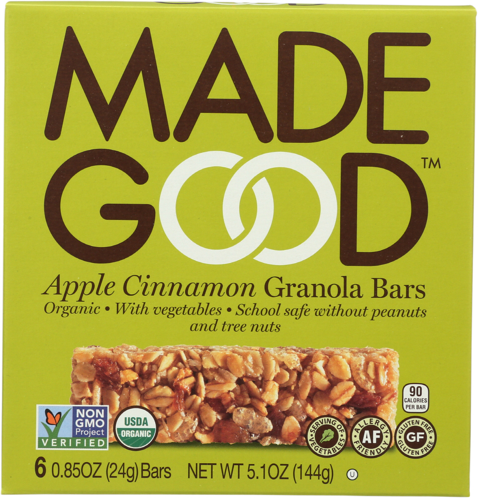 Apple Cinnamon Granola Bars, Apple Cinnamon - 687456213071