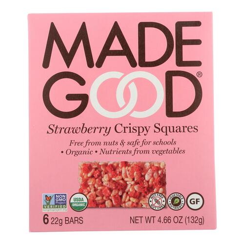 Strawberry crispy squares bars, strawberry - 0687456213408