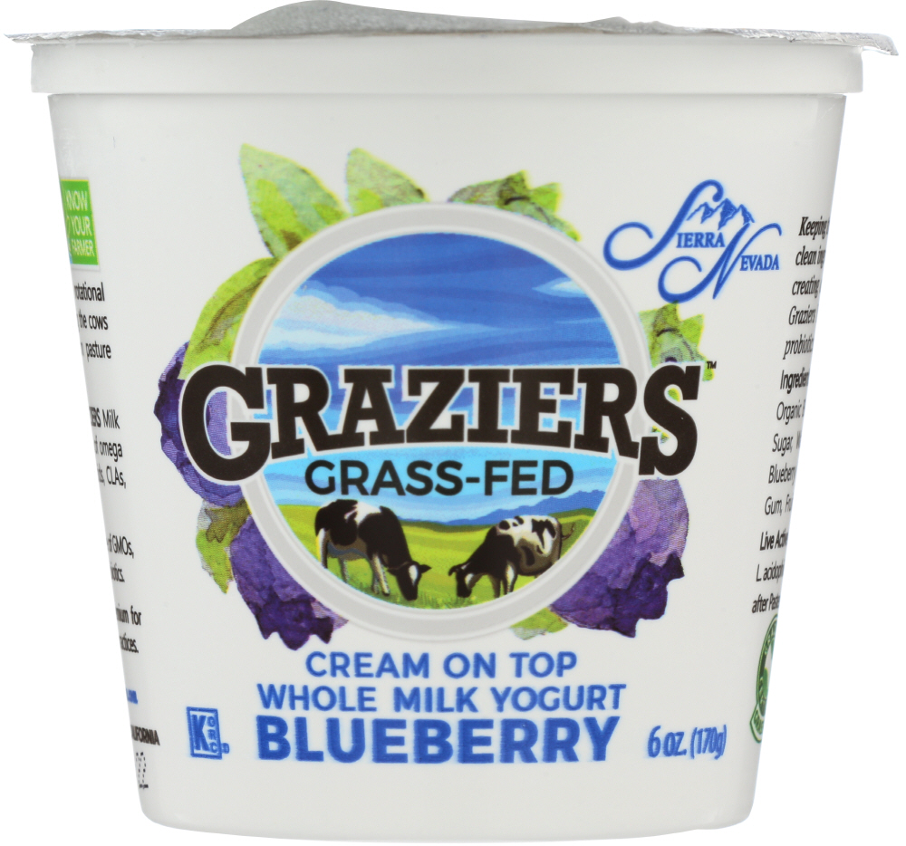 SIERRA NEVADA: Blueberry Whole Milk Yogurt, 6 oz - 0687652600620