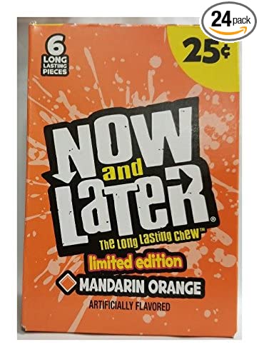  Now & Later Limited Edition Flavor Mandarin Orange 24ct Changemakers  - 688474450127