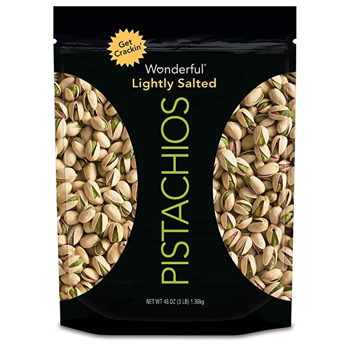 Wonderful Roasted Lightly Salted Pistachios, 48 oz - 014113910651
