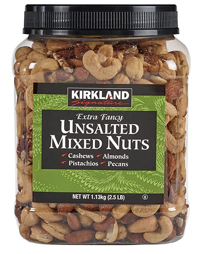 Kirkland Signature Extra Fancy Mixed Nuts unsalted, 39.85 Ounce - 688625405761