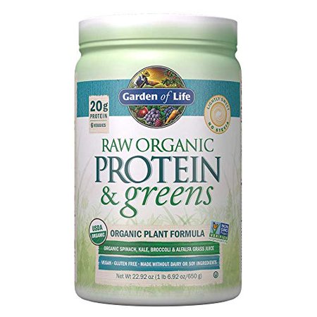 Garden of Life, RAW Protein and Greens Lightly Sw 23 oz - 689043021236