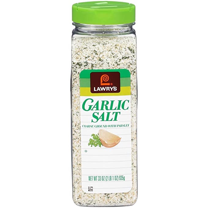 Lawry's Coarse Ground Garlic Salt with Parsley (33 oz.) - (Original from manufacturer - Bulk Discount available) - 689128710185