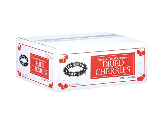  Traverse Bay Dried Cherries - 4 Lb. Box - SCS - 728131254122