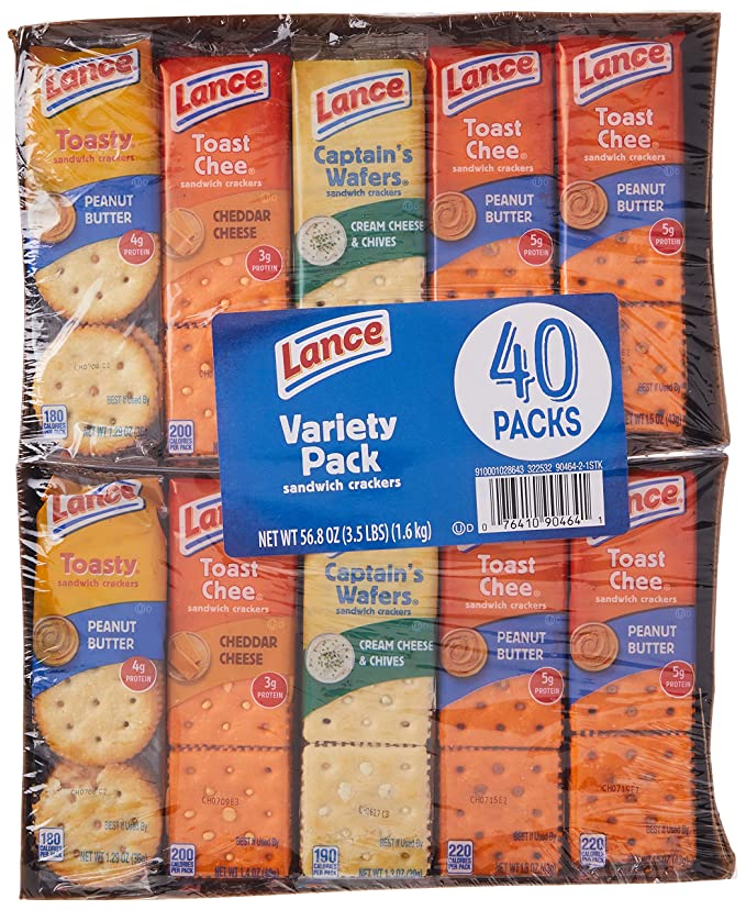  Lance Variety Pack,40 count, (56.8 oz total weight) - 689128711793