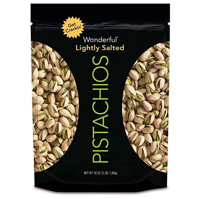 Wonderful Roasted Lightly Salted Pistachios (48 oz.) - 689139218106