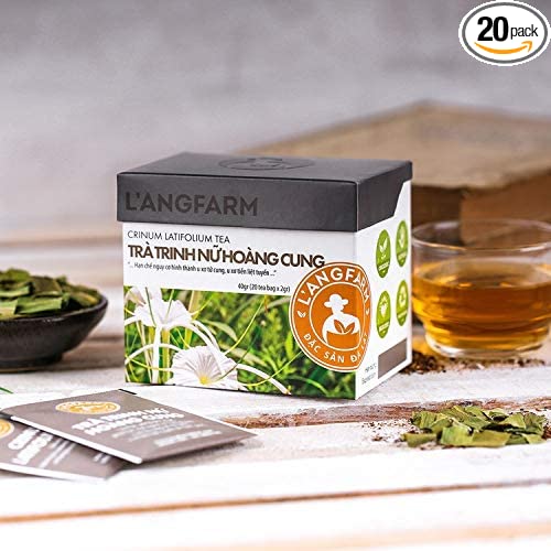  02 Boxes* 20 bags - Tea Trinh Nu Hoang Cung Filter Bag - Tra Trinh Nu Hoang Cung Tui Loc Langfarm  - 689150575332