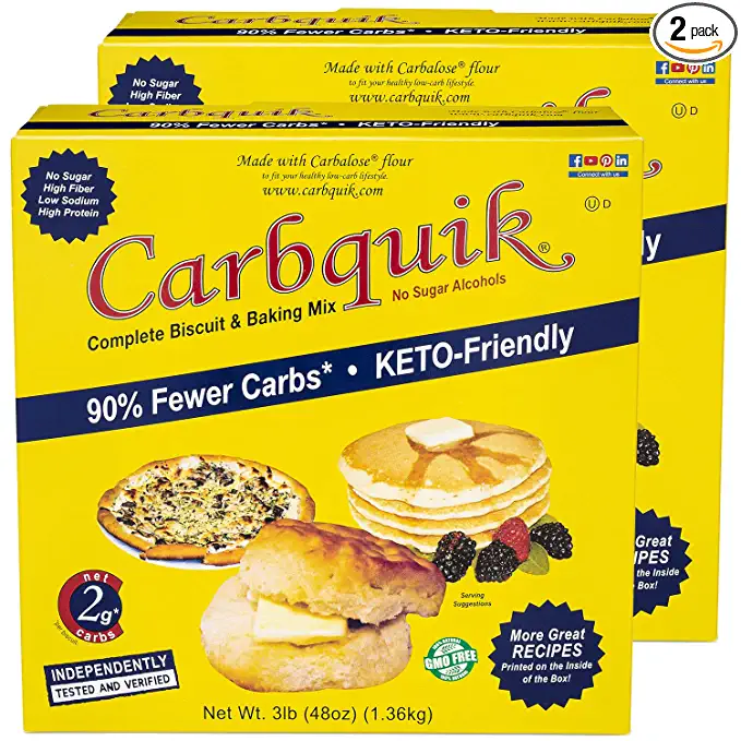  Carbquik Baking Biscuit Mix (Original Version) 3 Pound (Pack of 2)  - 372426325303