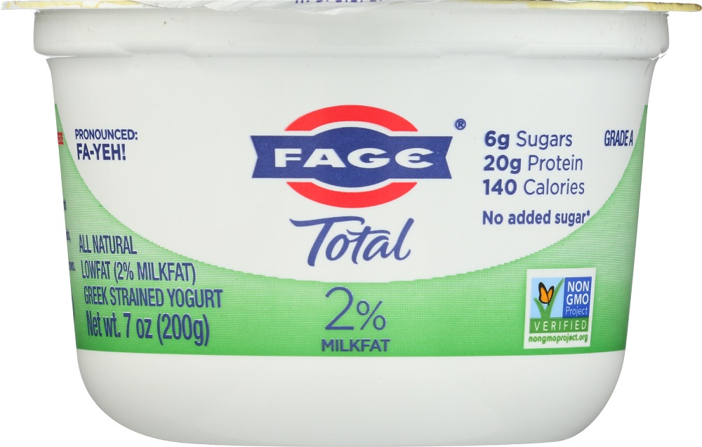 FAGE TOTAL GREEK: 2% Greek Strained Yogurt, 7 oz - 0689544080206