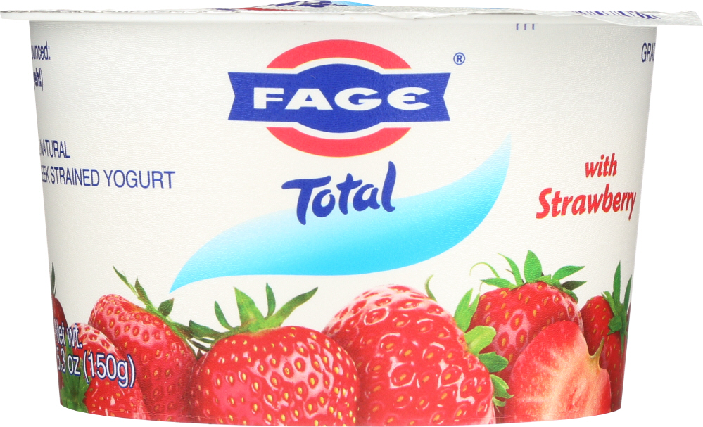 Fage, Greek Strained Yogurt With Strawberry, Strawberry - 689544081401