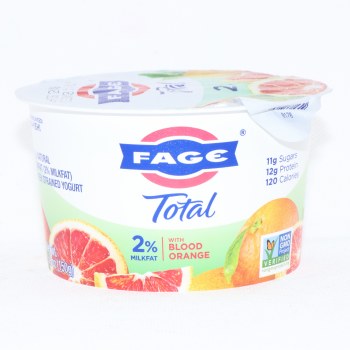 Fage, low fat greek yogurt, blood orange - 0689544081784