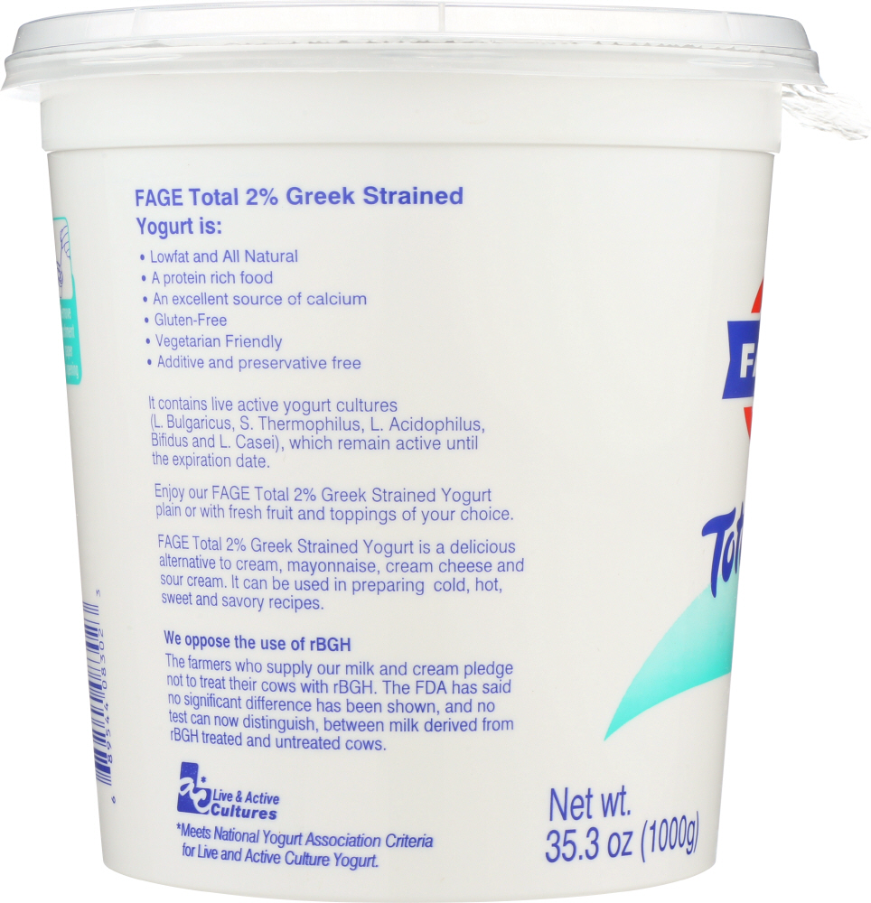 Lowfat (2% Milkfat) Greek Strained Yogurt - 689544083023