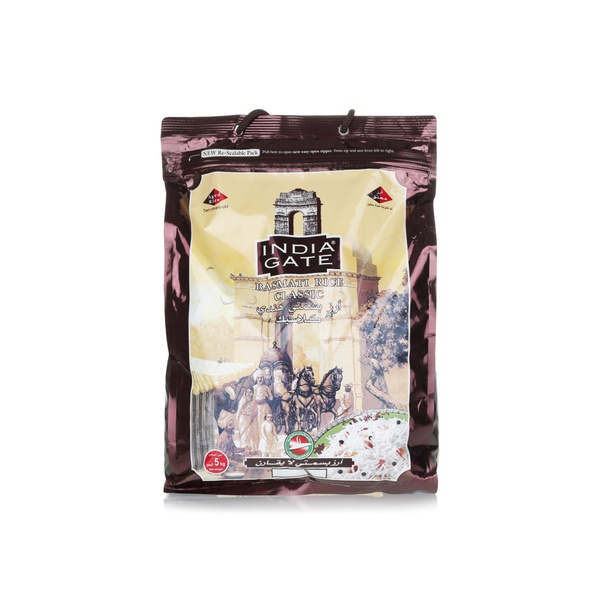 India Gate basmati rice 5kg - Waitrose UAE & Partners - 690225103176
