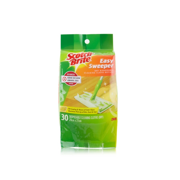 Scotch Brite easy sweeper cloths 30s - Waitrose UAE & Partners - 6912504871281