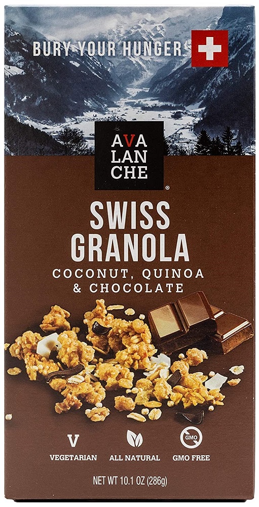 AVALANCHE: Coconut, Quinoa & Chocolate Swiss Granola, 10.10 oz - 0691430005040