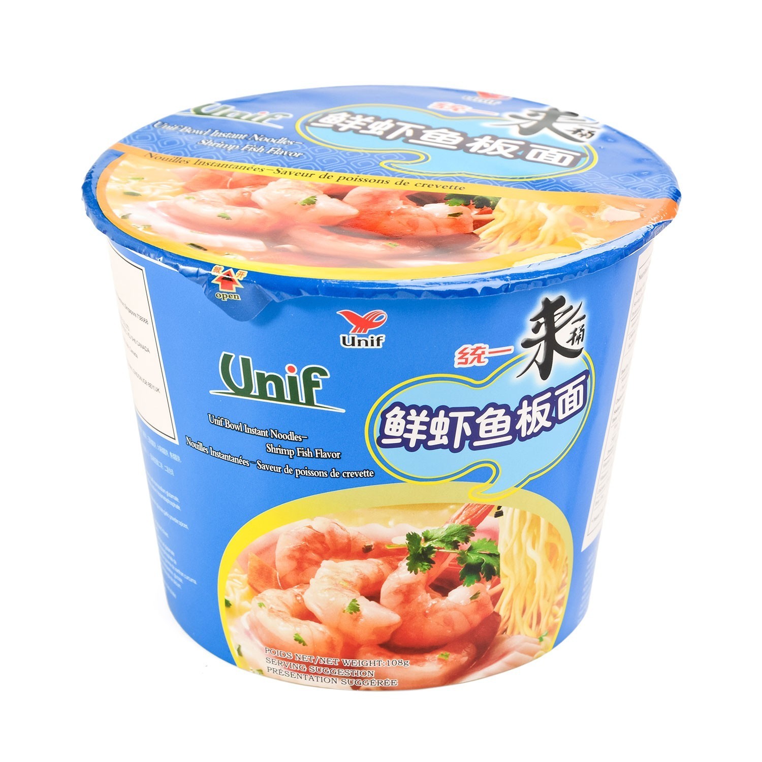 Instant Noodles Bowl, Shrimp - 6920077418727