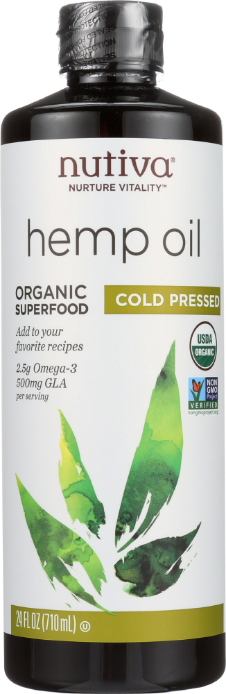NUTIVA: Oil Organic Hemp, 24 oz - 0692752100109