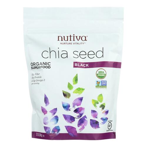 Nutiva Organic Chia Seed - 12 Oz - 692752103117