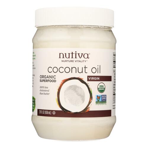 NUTIVA: Organic Virgin Coconut Oil, 29 oz - 0692752200021