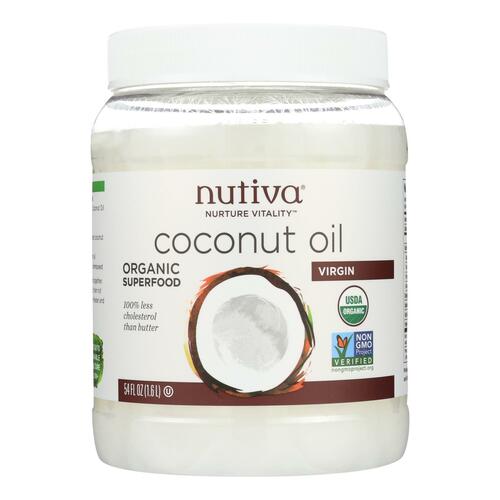 NUTIVA: Organic Virgin Coconut Oil, 54 oz - 0692752200052