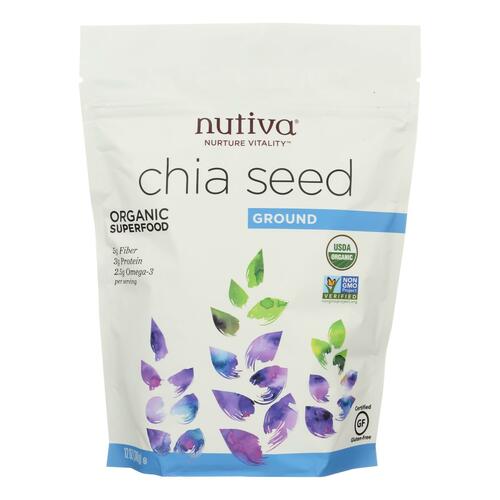 Nutiva Organic Milled Chia Seeds - 14 Oz - 0692752223297