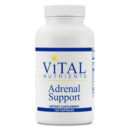 Vital Nutrients - Adrenal Support - Suitable for Men and Women - Supports Adrenal Gland Function Supports Mild Stress and Anxiety and Promotes a Healthy Immune System - 120 Capsules per Bottle - 693465423219