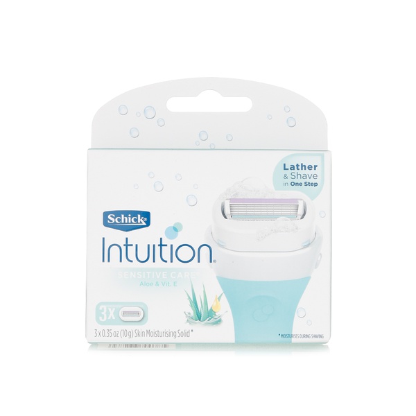 Schick intuition women refill blades x3 - Waitrose UAE & Partners - 6937266700785
