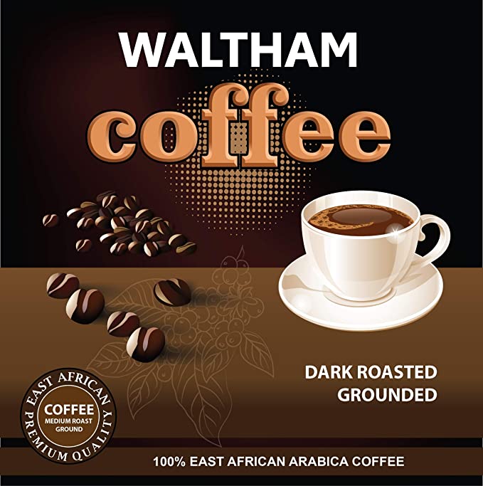 Dark Roasted Coffee 5 Pound Ground, East African Coffee, Dark Coffee, Organic Dark Coffee, Africa Coffee  - 694610210777