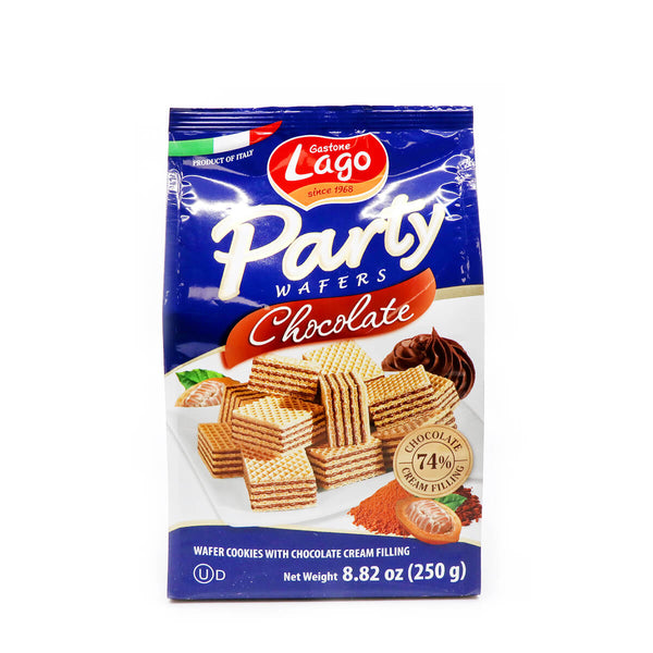 GASTONE LAGO: Cacao Wafers Party Bag, 8.82 oz - 0694649002374