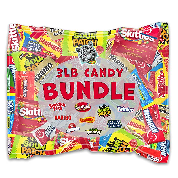 Bundle of Kids Fun Candy 48oz Pack for Party Bags, Gifts, and Office Snacks - 696177201007