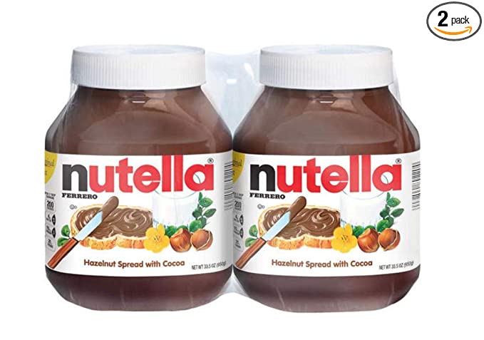  A Product of Nutella Hazelnut Spread Twin Pack (26.5 oz., 2 pk.), 1.65 Pound (Pack of 2)  - 696464107319