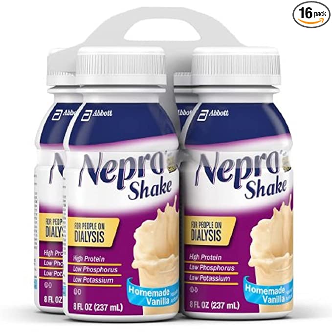  Nepro with Carbsteady Vanilla Flavor 8 oz. Bottle Ready to Use, 63176 - Case of 16  - 696850027528