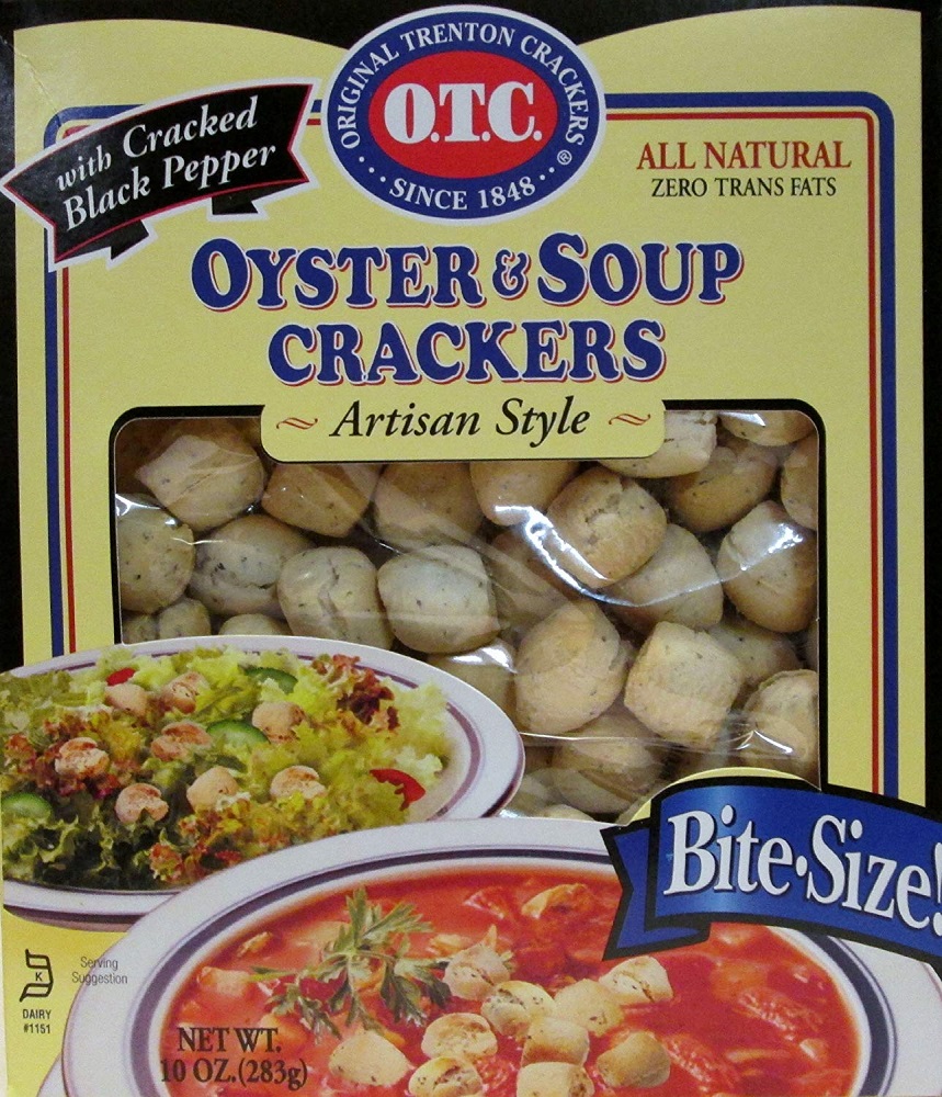 Original Trenton Crackers, Bite-Size Olyster & Soup Crackers - 697321003478