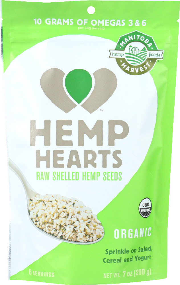 Manitoba Harvest Organic Hemp Hearts - Shelled - 7 Oz - 697658101076