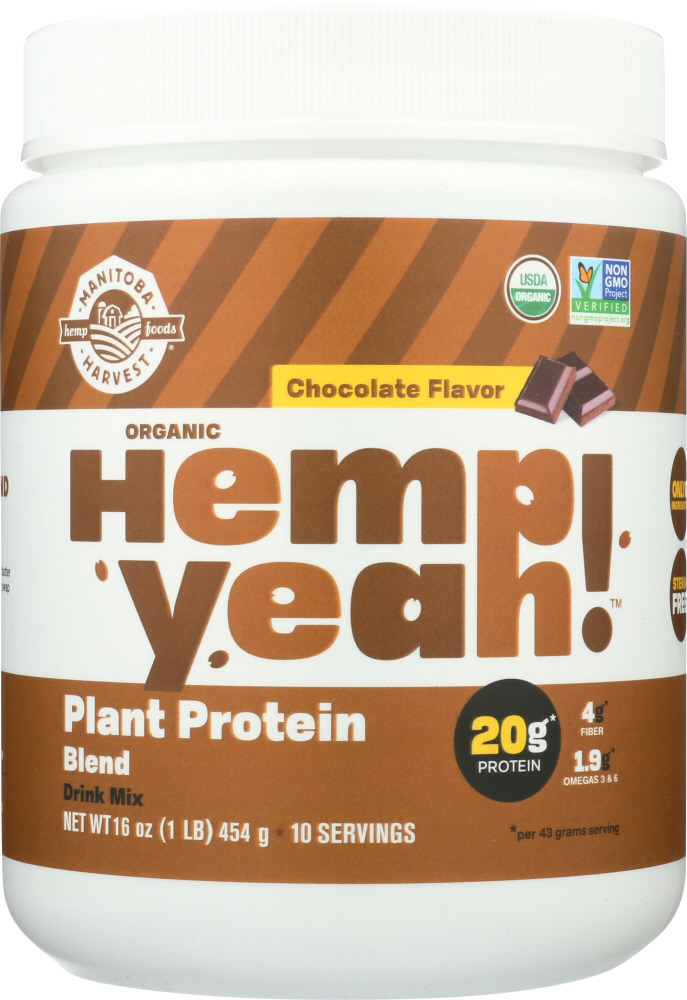 Chocolate Plant Protein Blend Drink Mix, Chocolate - 697658691560