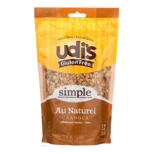  Udi's Gluten Free Au Naturel Granola Sweetened With Pure Honey, 11 oz. - 698997806158